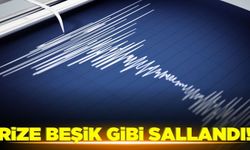 Rize'de büyük deprem!