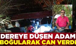 Dereye düşen adam boğularak hayatını kaybetti