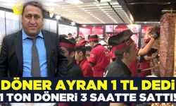 Döner ayran 1 TL dedi, ardından ortalık savaş alanına döndü!