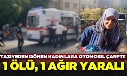 Yolun karşısına geçmek isteyen iki kadına otomobil çarptı: 1 ölü