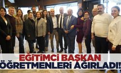 Başkan Balaban, emekli öğretmenleri ağırladı!