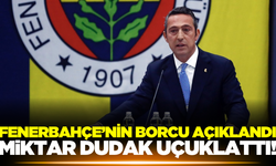 Fenerbahçe'nin borcu açıklandı!