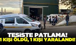 Geri dönüşüm tesisinde patlama: 1 ölü 1 yaralı