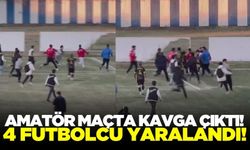 Hatay'da maçta çıkan tekmeli ve yumruklu kavgada 4 futbolcu yaralandı