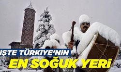 Türkiye'nin en soğuk yerinde, termometreler -17,6'yı gördü