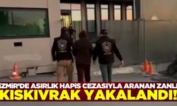 İzmir'de Güven Timleri bir asra yakın hapis cezasıyla aranan firariyi yakaladı