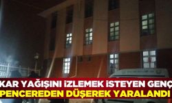 Liseli genç, kar yağışını izlemek isterken canından oluyordu