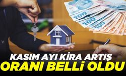 Kasım ayı kira artış oranı belli oldu