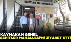 Kaymakam Genel, mahalle ziyaretlerine devam ediyor