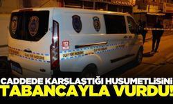 Kırıkkale'de bir kişi, husumetlisini tabancayla vurdu!