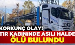 Kocaeli'de park halindeki tırın kabininde asılı halde ölü bulundu!