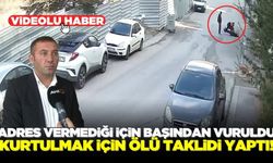 Başından vurulan adam hayata tutunmayı başardı