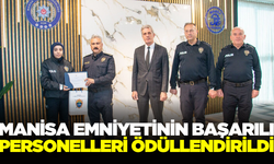 Manisa İl Emniyet Müdürü Aktaş, Başarılı Personelleri Ödüllendirdi