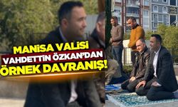 Manisa Valisi Özkan, Cuma Namazında vatandaşlarla bir araya geldi