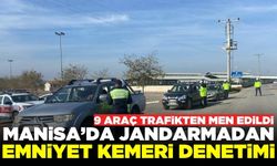 Manisa'da jandarmadan emniyet kemeri denetimi