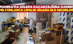 Manisa'da Kaçak Sigara Operasyonu: Milyonlarca Liralık Sigara Ele Geçirildi