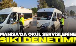 Manisa'da okul servislerine denetim devam ediyor!