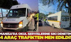 Manisa'da okul servis araçlarına kapsamlı denetim