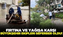 Manisa'da olumsuz hava şartlarına karşı Büyükşehir ekipleri sahada!