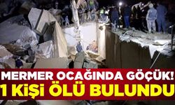 Balıkesir'de mermer ocağında meydana gelen göçükte, 1 kişi ölü bulundu