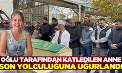 17 yaşındaki oğlu tarafından bıçaklanarak öldürülen anne toprağa verildi