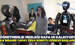 Öğretmenlik mesleği bitiyor mu? Türkiye'nin ilk insansı yapay zeka robotu, öğretmenliğe başladı