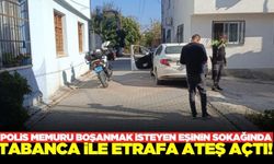 Polis memuru sokakta tabanca ile etrafa ateş açtı!