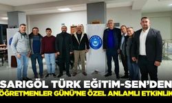 Türk Eğitim-Sen’den Sarıgöl’de Öğretmenler Günü'ne özel anlamlı etkinlik