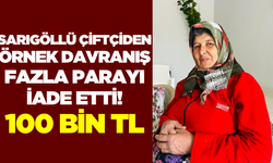 Sarıgöl'de Çiftçi Kadından İnsanlık Ölmemiş Dedirten Hareket