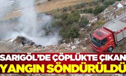 Sarıgöl'de korkutan yangın!