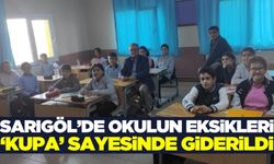 Sarıgöl'de bir okul 'KUPA' projesi sayesinde başka bir okuldan eksikliklerini tamamladı