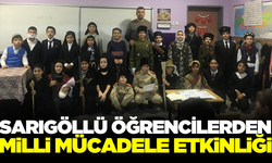 Sarıgöllü Öğrenciler Milli Mücadele Kahramanları Andı