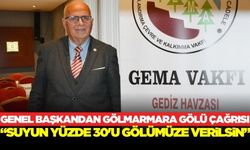 Gölmarmara Gölü'nün kuruması, GEMA Vakfı Genel Başkanı'ndan tepki çekti