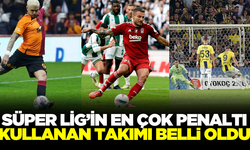 Süper Lig'de en çok penaltı kullanan takımlar hangileri?