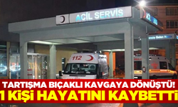 Ankara'da bıçaklı kavga! 1 ölü