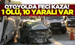 Tekirdağ'da işçi servisi ile otomobil çarpıştı: 1 ölü 10 yaralı