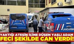 Yaşlı adamın feci ölümü!