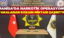 Manisa'da narkotik operasyonu: Büyük miktarda kokain ele geçirildi