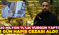 Malatya'da 20 milyon TL'nin üzerinde vurgun yapan şahıs, 1 gün hapis cezası aldı