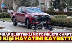 Bolu'da pikap elektrikli motosiklete çarptı: 1 ölü