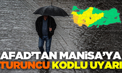 AFAD Manisa halkının şiddetli yağışlarda dikkatli olmaları konusunda uyarılarda bulundu