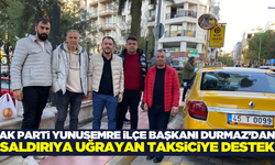 AK Parti Yunusemre İlçe Başkanı Durmaz'dan Taksiciye Ziyaret ve Destek Sözü