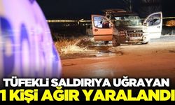 Aksaray'da tüfekli saldırı! 1 kişi ağır yaralandı