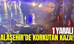 Alaşehir'de motosiklet ile otomobil çarpıştı: 1 yaralı