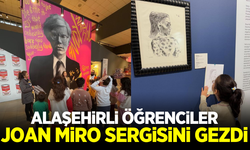 Alaşehir Bilim Sanat Merkezi öğrencileri Joan Miro sergisini gezdi