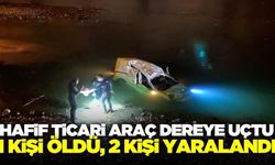 Artvin'de kontrolden çıkan hafif ticari araç dereye uçtu: 1 ölü 2 yaralı