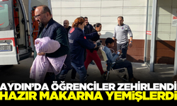 Aydın'da öğrenciler gıda zehirlenmesi şüphesiyle hastaneye kaldırıldı