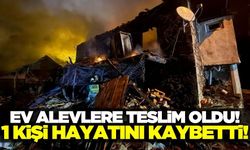 Balıkesir'de çıkan ev yangınında 1 kişi hayatını kaybetti