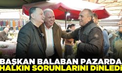 Başkan Balaban pazarcı esnafının sorunlarını çözüyor