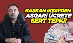 Başkan İksir'den asgari ücrete tepki: " Milletin aklıyla alay ediyorlar!"